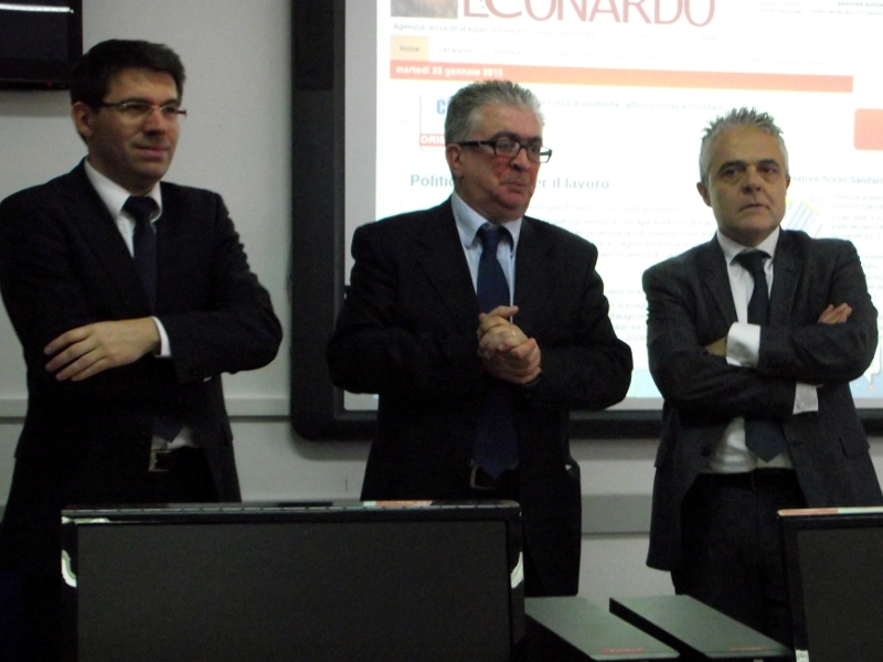 Da sinistra: Nicolas Gibert Morin, Gianfranco Lai, Luca Galassi