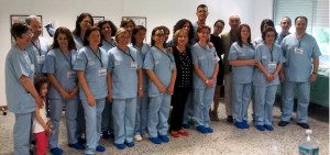 Gli operatori sanitari neoqualificati del corso Cagliari Linea B